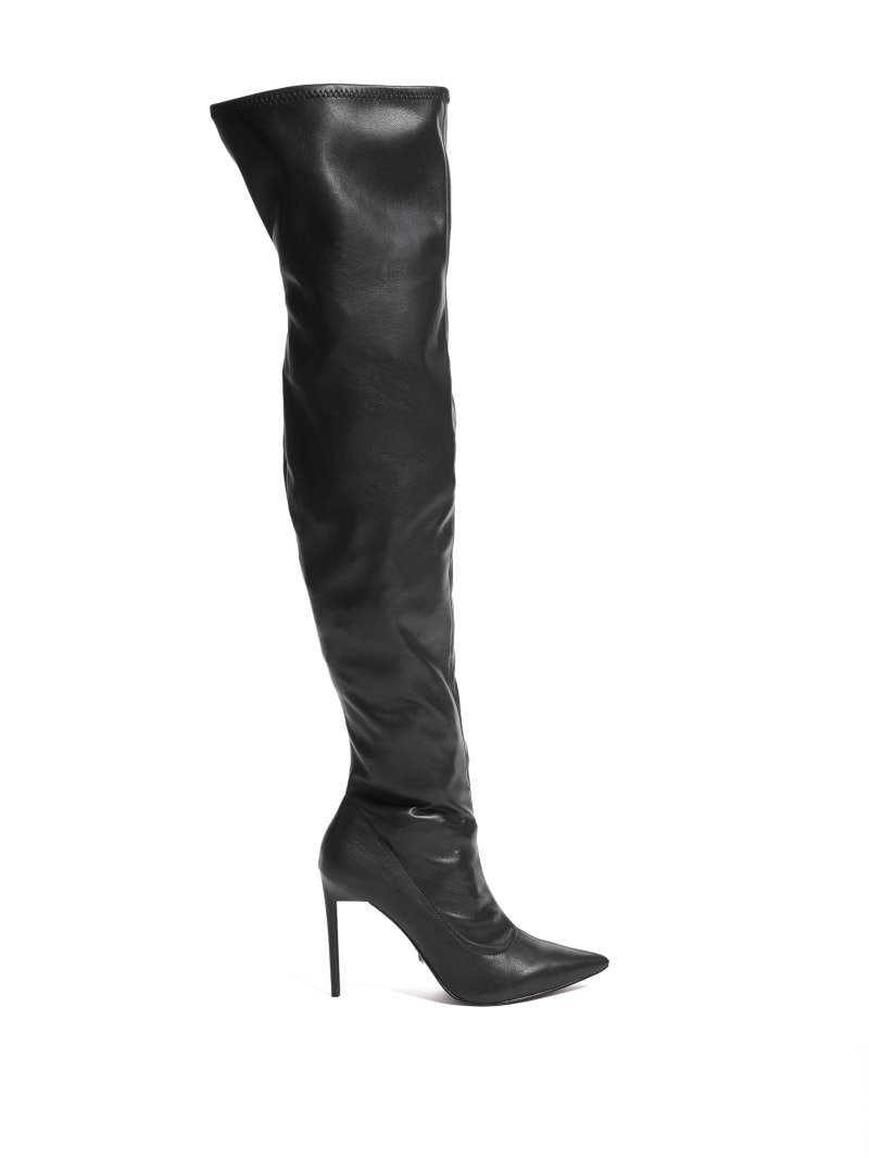 Black Women's Guess Over-the-Knee Boots | 9054732-YC