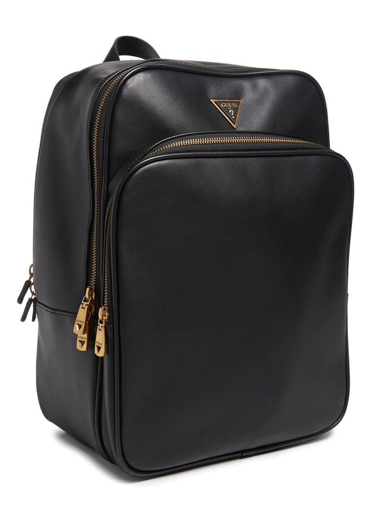 Black Women's Guess Scala Smart Squared Backpacks | 0865793-SL