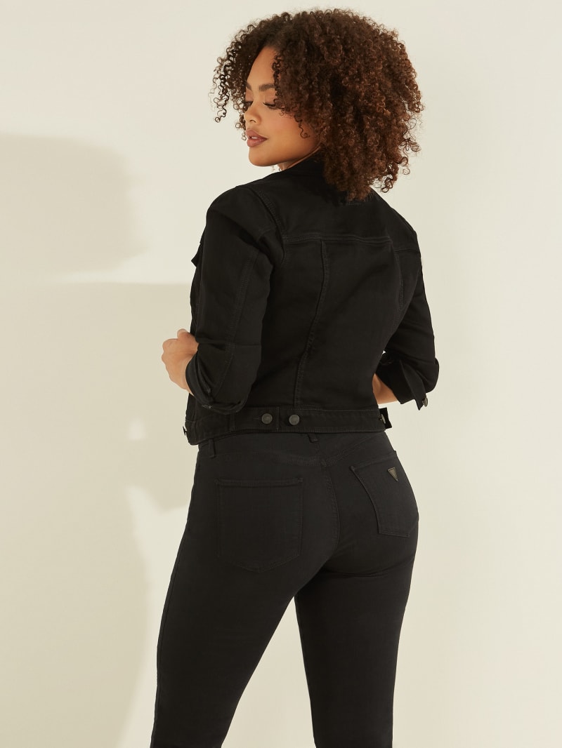 Black Women's Guess Sexy Trucker Jackets | 5614903-PV