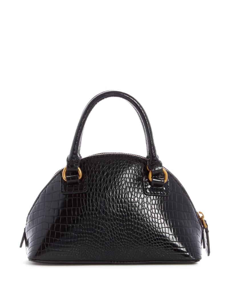 Black Women's Guess Shilah Small Dome Mini Bag | 1483076-OK