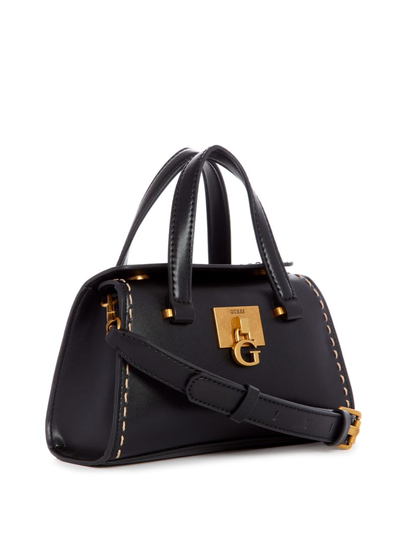 Black Women's Guess Stephi Satchel Bags | 2607543-JZ