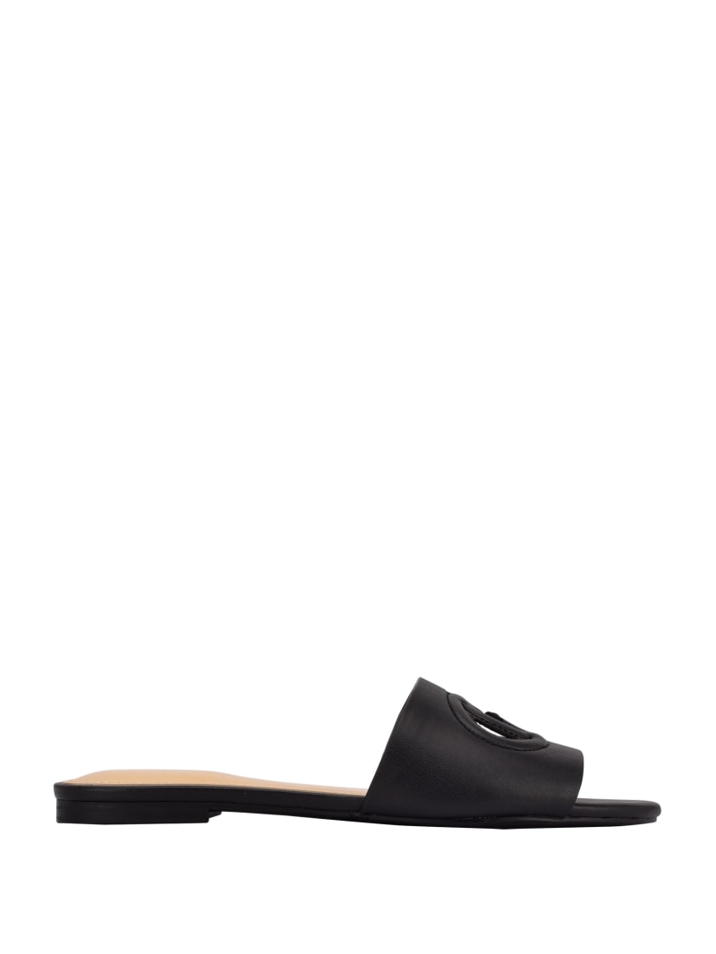 Black Women's Guess Tashia Logo Slides | 5620137-OC