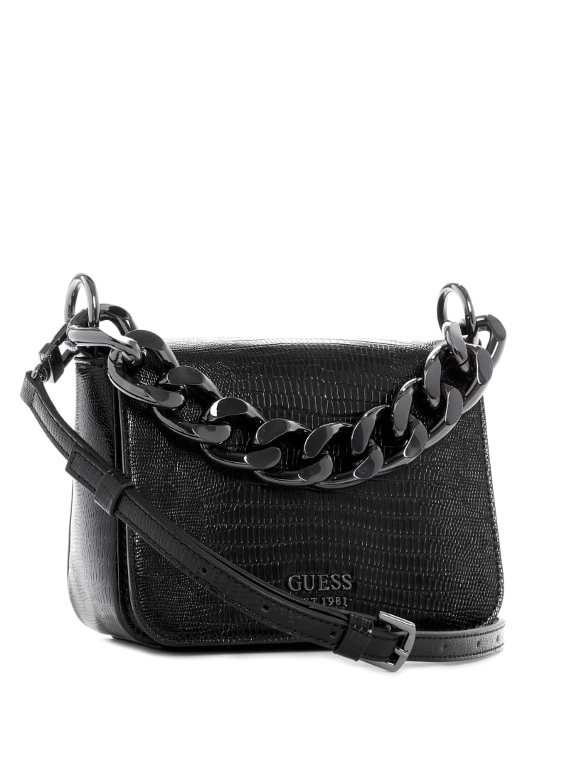 Black Women's Guess Tullia Crossbody Bags | 9834516-HR