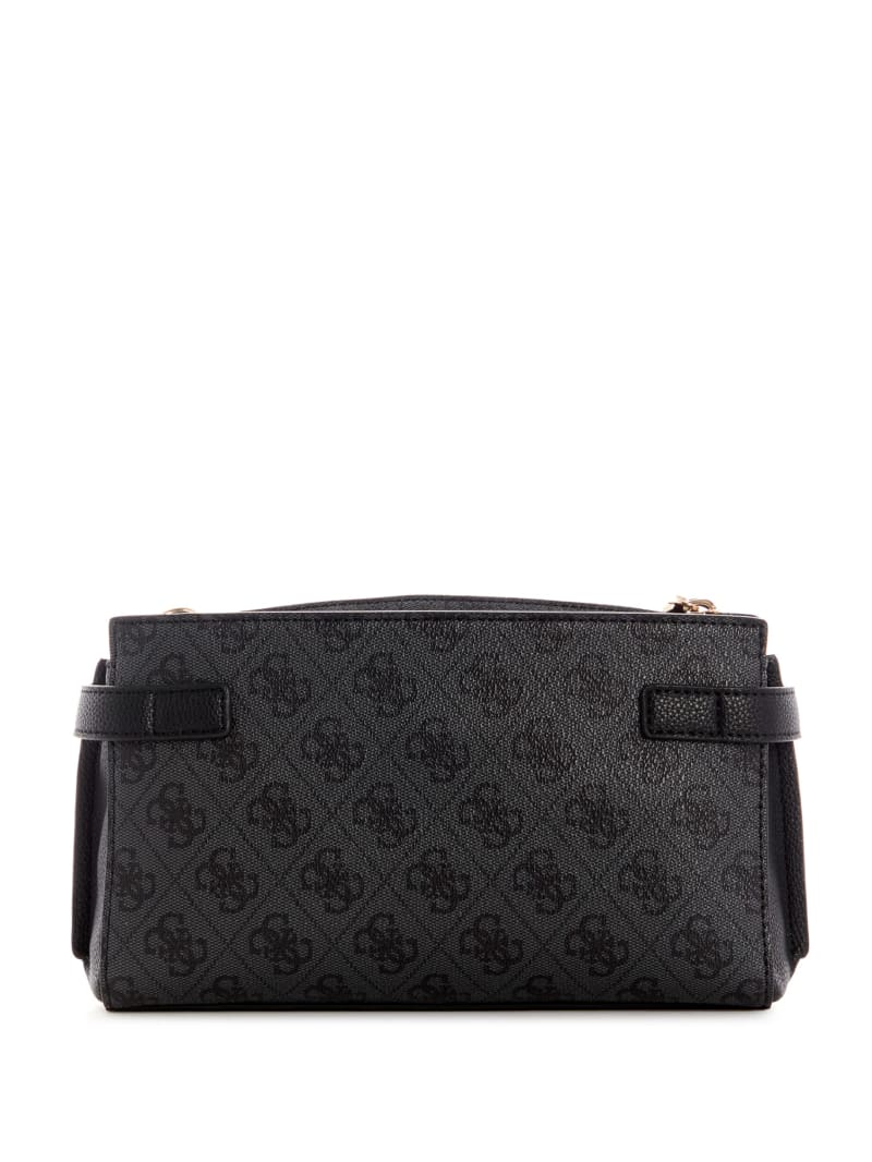 Black Women's Guess Zadie Logo Elite Crossbody Bags | 3854629-MB