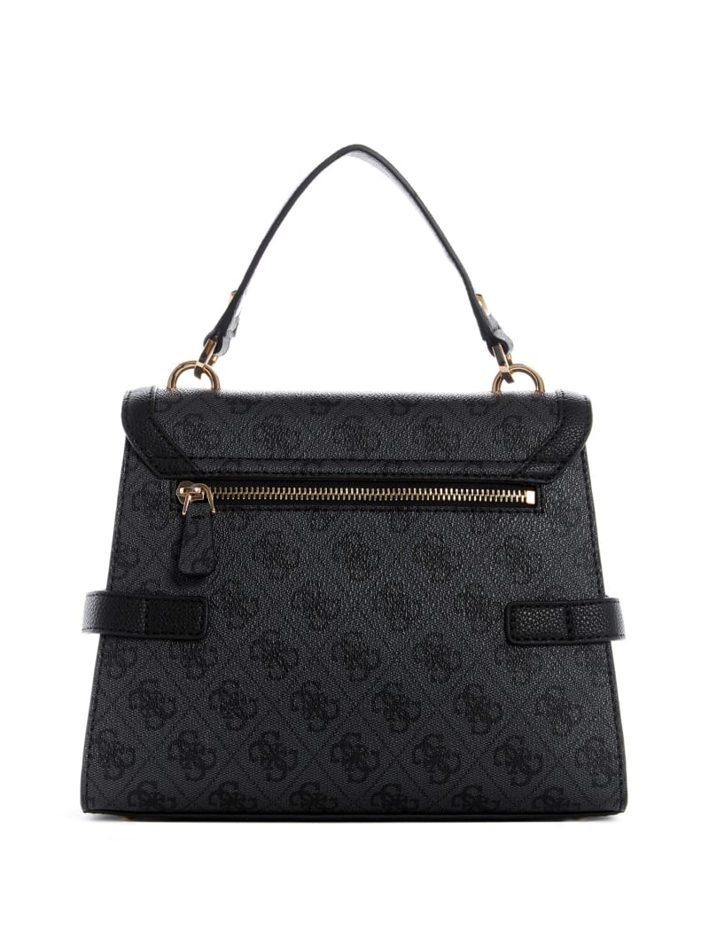 Black Women's Guess Zadie Logo-Top Handle Satchel Bags | 0791264-CQ