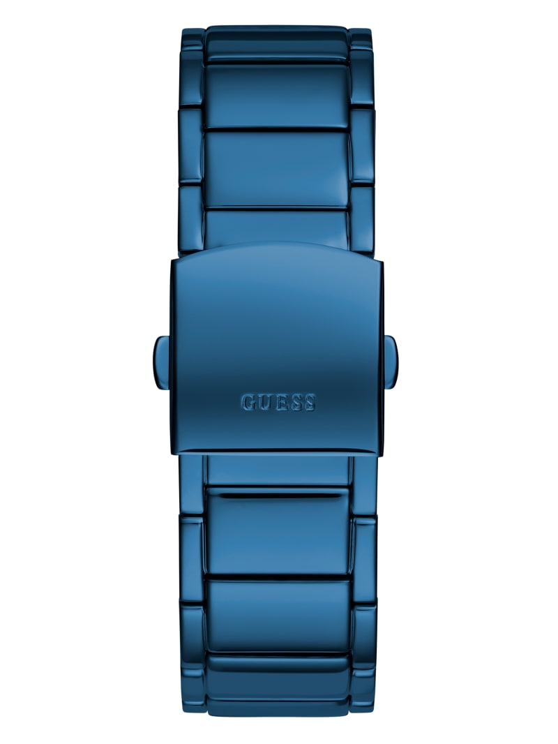 Blue Men's Guess Blue and Diamond Analog Watches | 2170486-OS