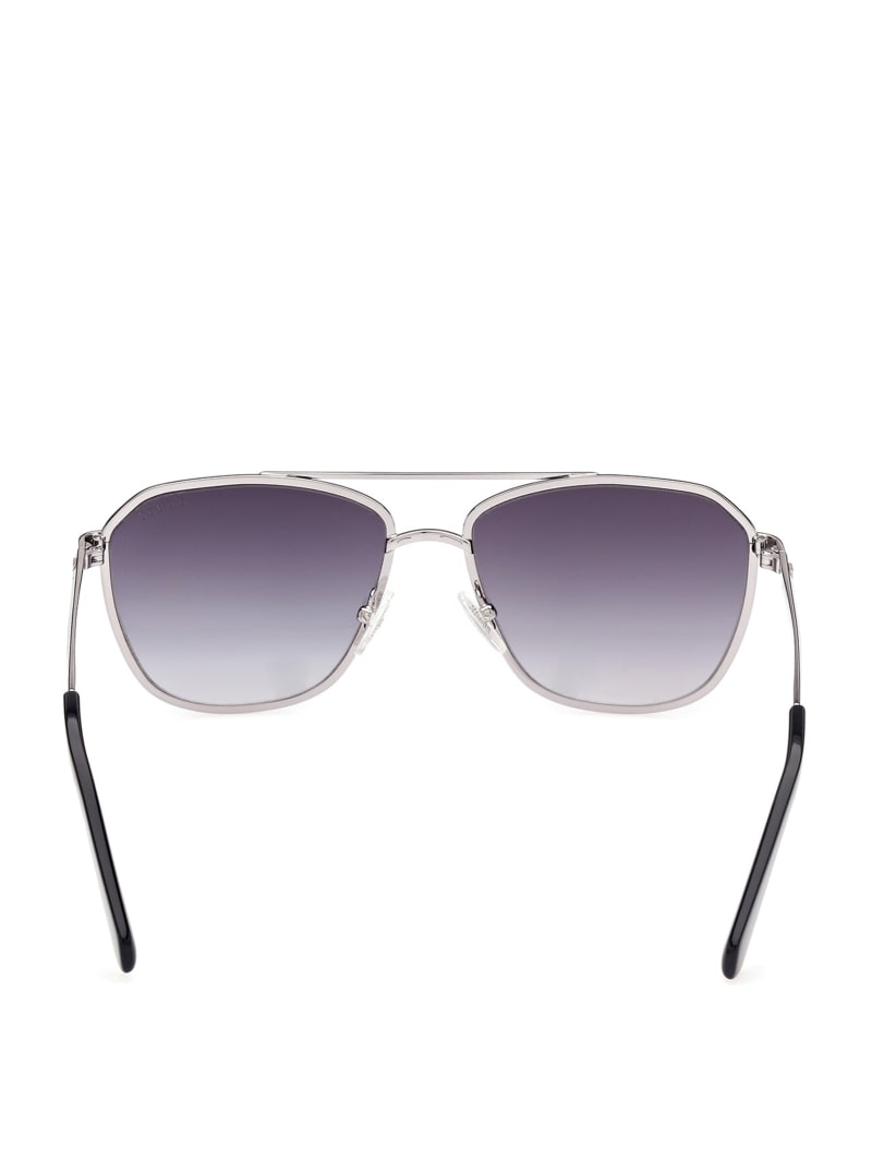 Blue Men's Guess Navigator Metal Sunglasses | 3418750-ZS