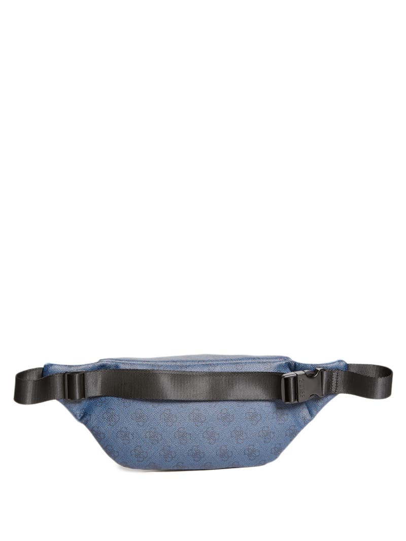 Blue Men's Guess Salameda Fanny Pack Bags | 3764801-WO