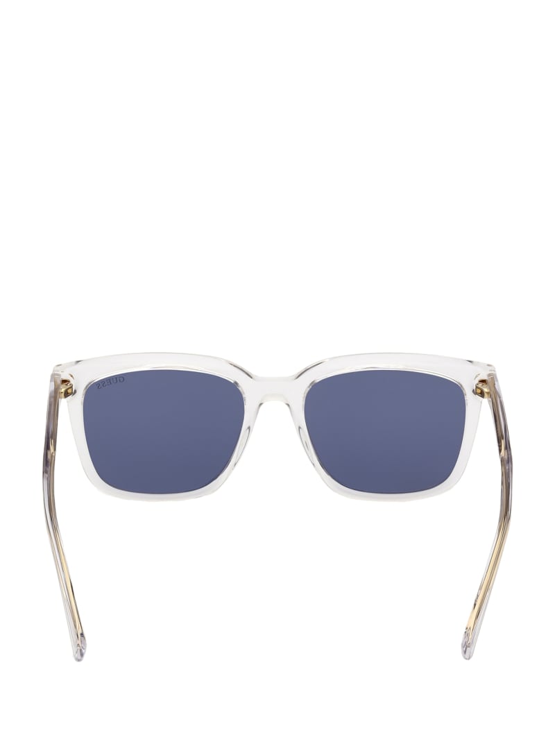 Blue Men's Guess Square Sunglasses | 2783064-AU