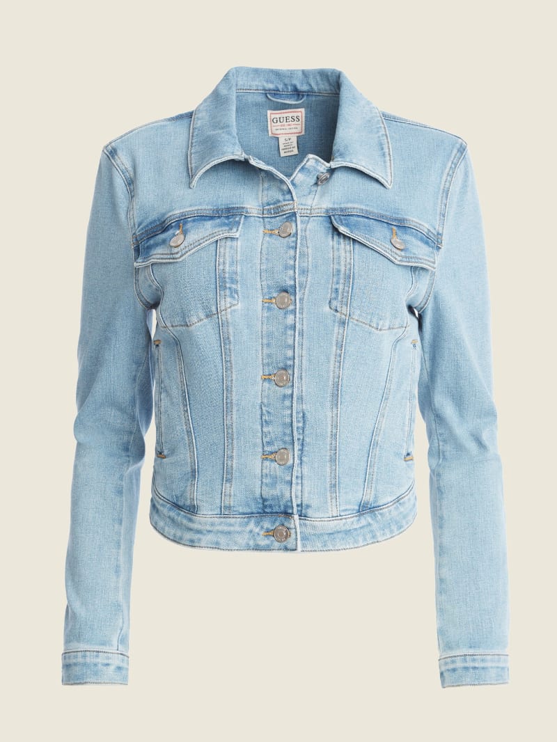 Blue Women's Guess Eco Sexy Trucker Jackets | 2807369-VO