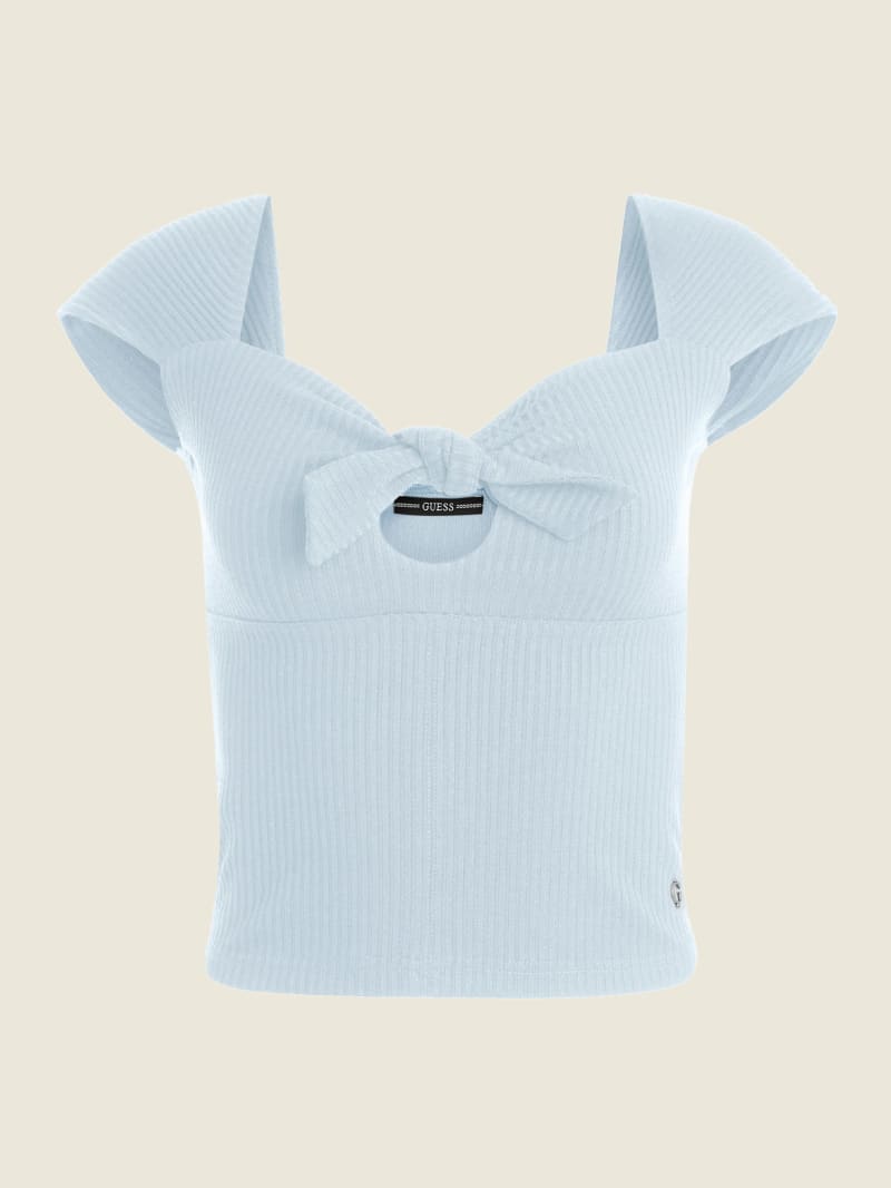 Blue Women's Guess Eco Valeriana Tops | 0127498-CL