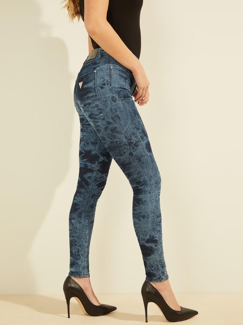 Blue Women's Guess Galaxy Ultimate Skinny Pants | 8756103-KZ