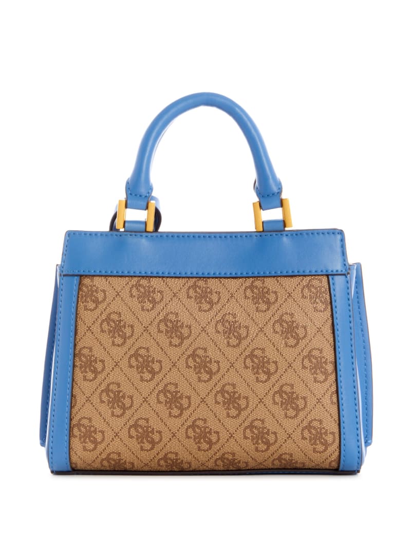 Blue Women's Guess Katey Satchel Bags | 6594710-BK