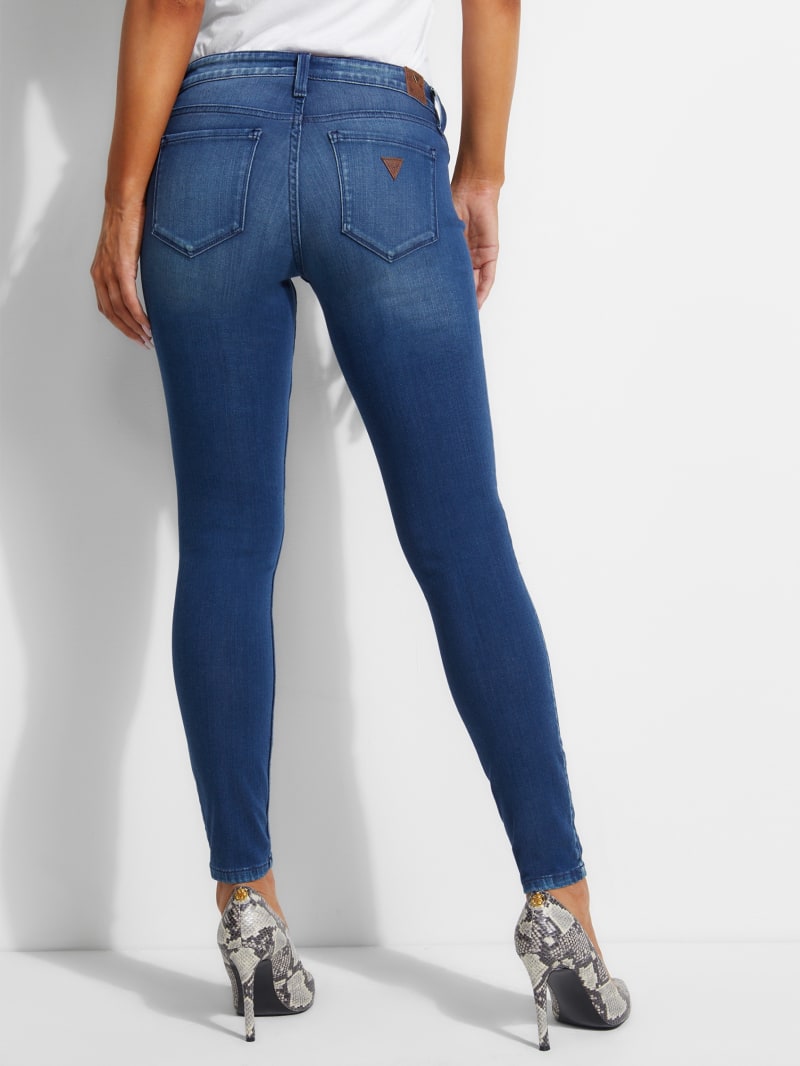 Blue Women's Guess Power Skinny Pants | 2869371-CU