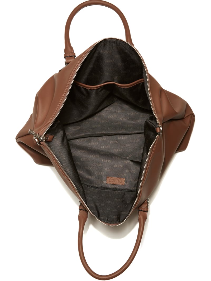 Brown Men's Guess Riviera Duffle Bags | 8023157-NZ