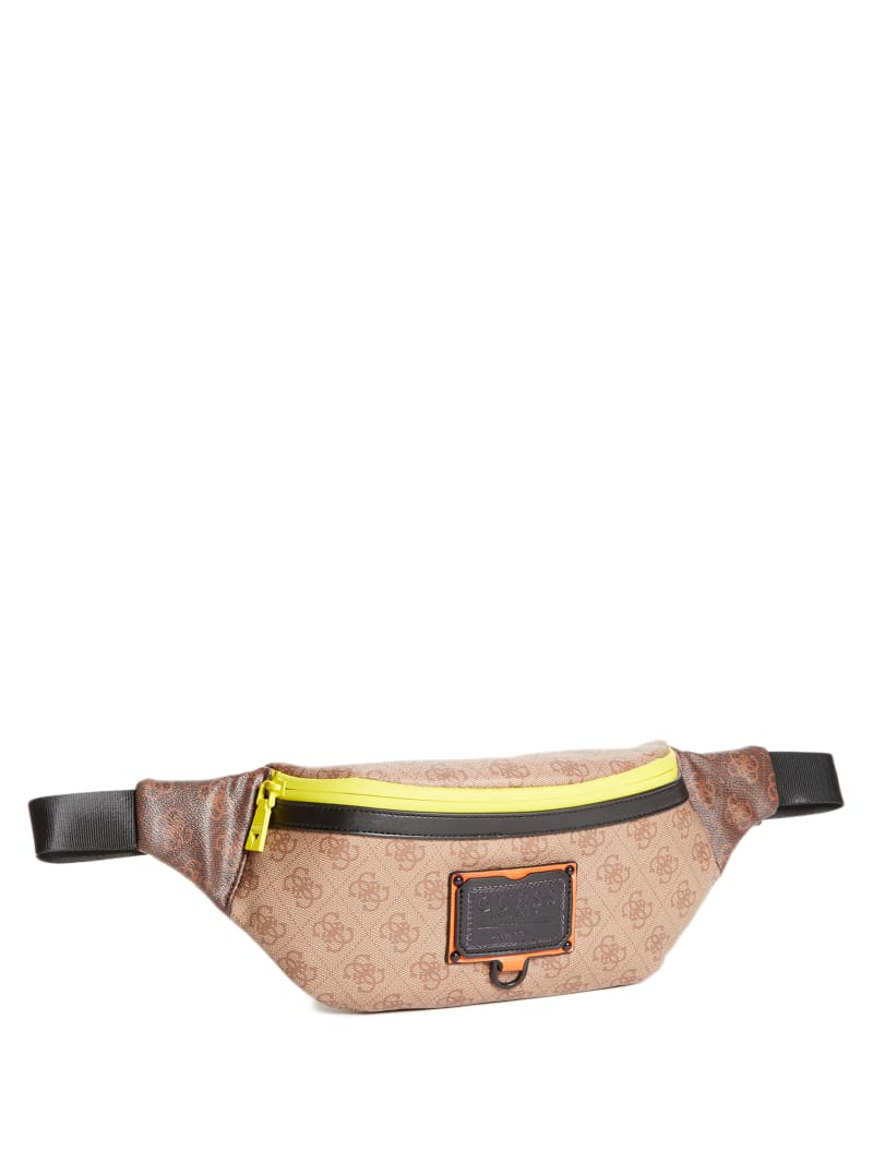 Brown Men's Guess Salameda Fanny Pack Bags | 0834519-XY