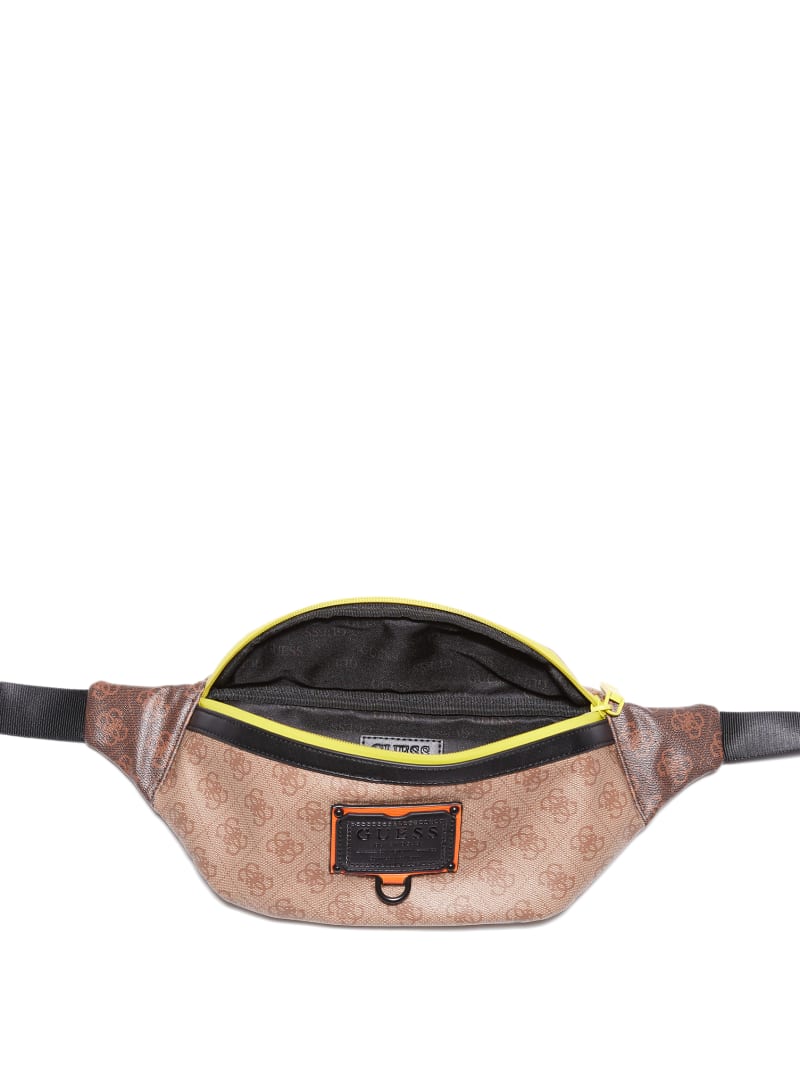 Brown Men's Guess Salameda Fanny Pack Bags | 0834519-XY