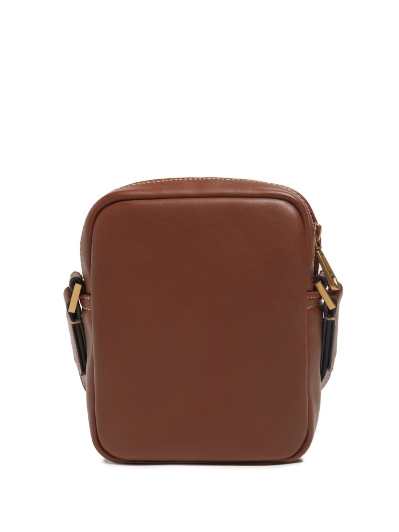 Brown Men's Guess Scala Smart Vertical Bags | 0794623-YX