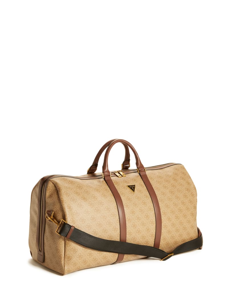 Brown Men's Guess Vezzola Weekender Duf Bags | 3408915-RV