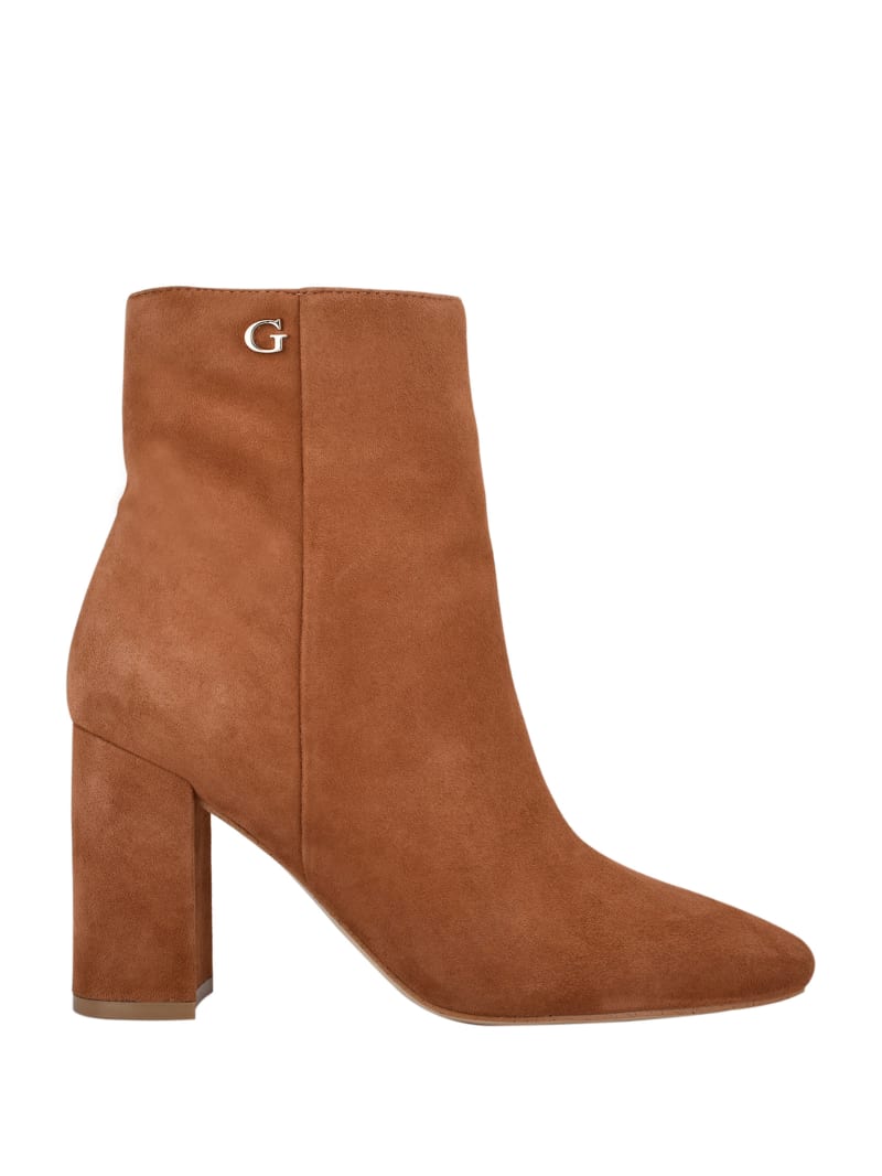 Brown Women's Guess Adelia Faux-Suede Boots | 7934865-LC