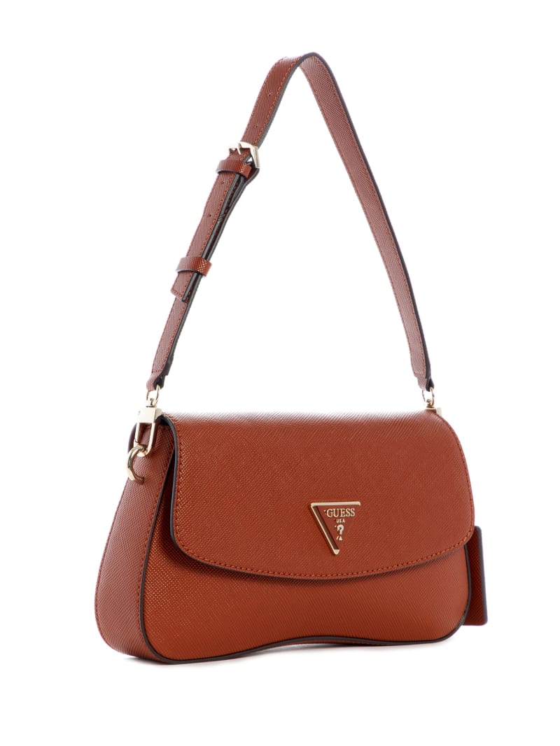 Brown Women's Guess Cordelia Flap Shoulder Bags | 2810679-BV