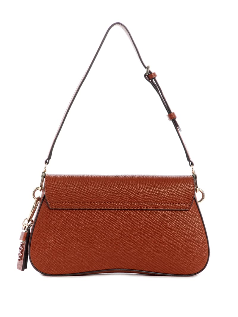 Brown Women's Guess Cordelia Flap Shoulder Bags | 2810679-BV