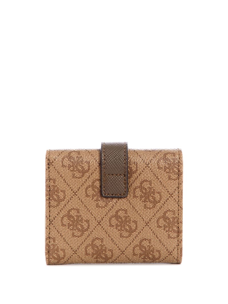 Brown Women's Guess Cordelia Logo Small Trifold Wallets | 7496021-FU