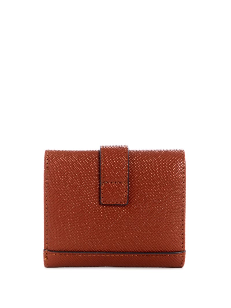 Brown Women's Guess Cordelia Petite Trifold Wallets | 7195430-ZT