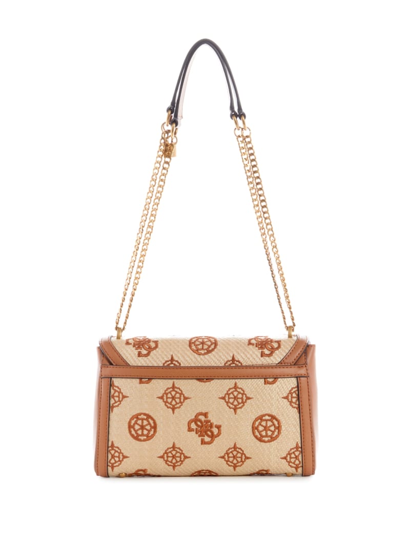 Brown Women's Guess Katey Flap Shoulder Bags | 9065123-UB