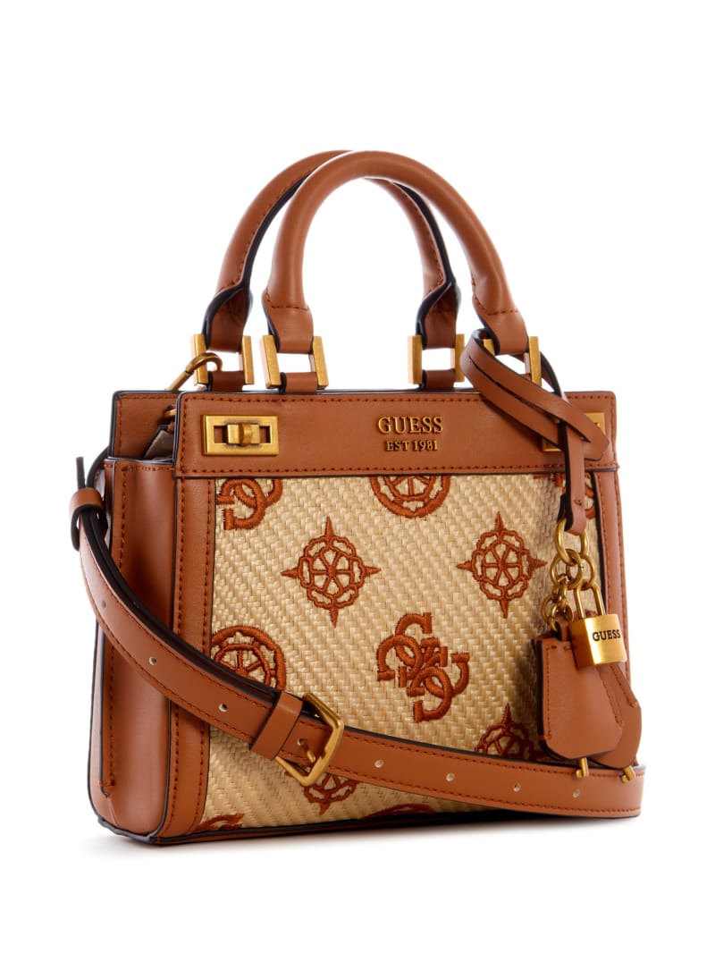 Brown Women's Guess Katey Satchel Bags | 8401257-HM