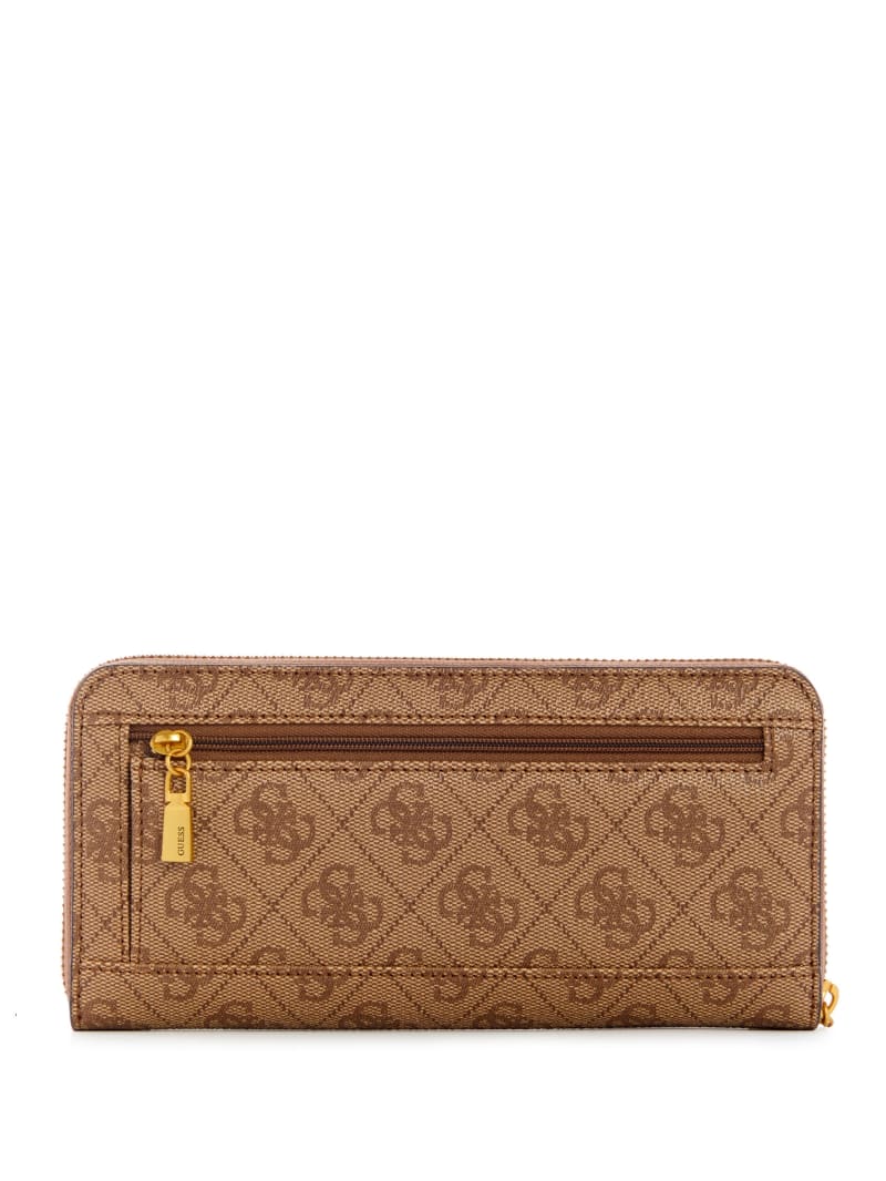 Brown Women's Guess Katey Zip-Around Wallets | 1647580-XP