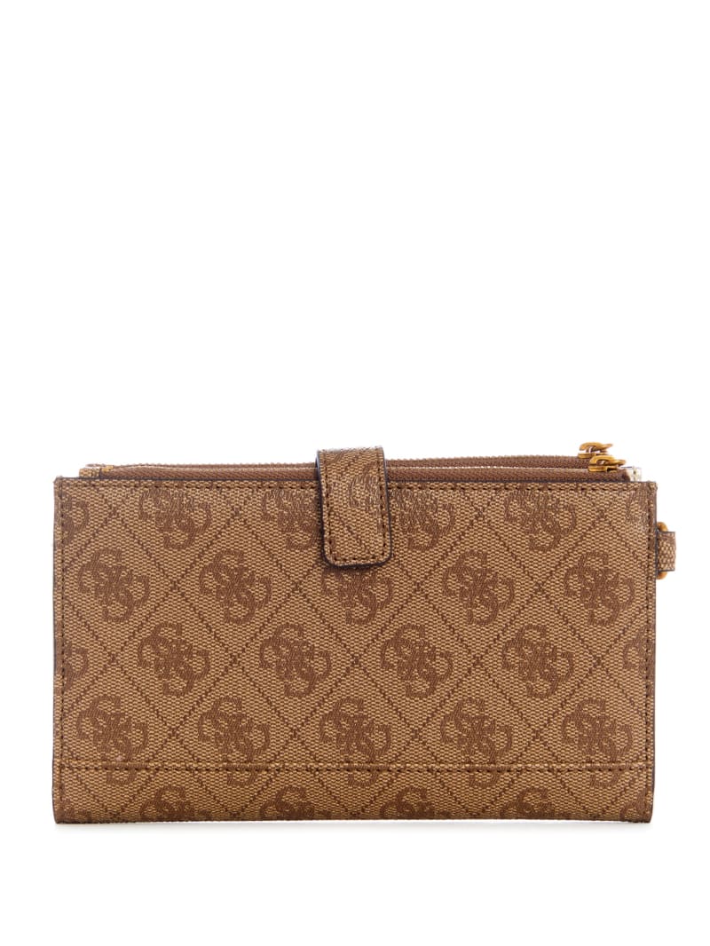 Brown Women's Guess Kristle Zip Organizer Wallets | 5649312-ZP