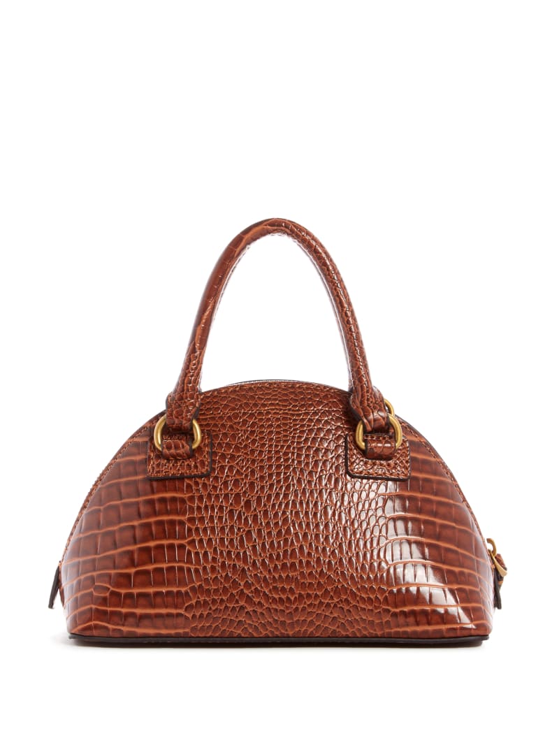 Brown Women's Guess Shilah Small Dome Mini Bag | 9732015-EG