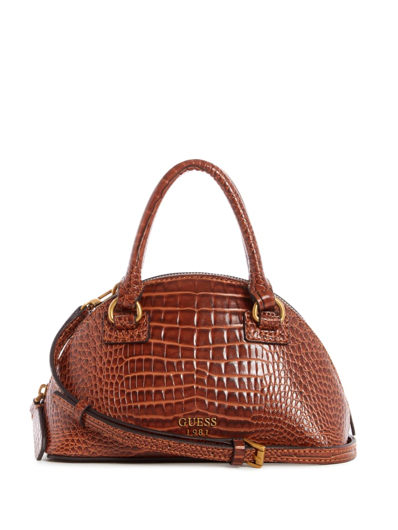 Brown Women\'s Guess Shilah Small Dome Mini Bag | 9732015-EG