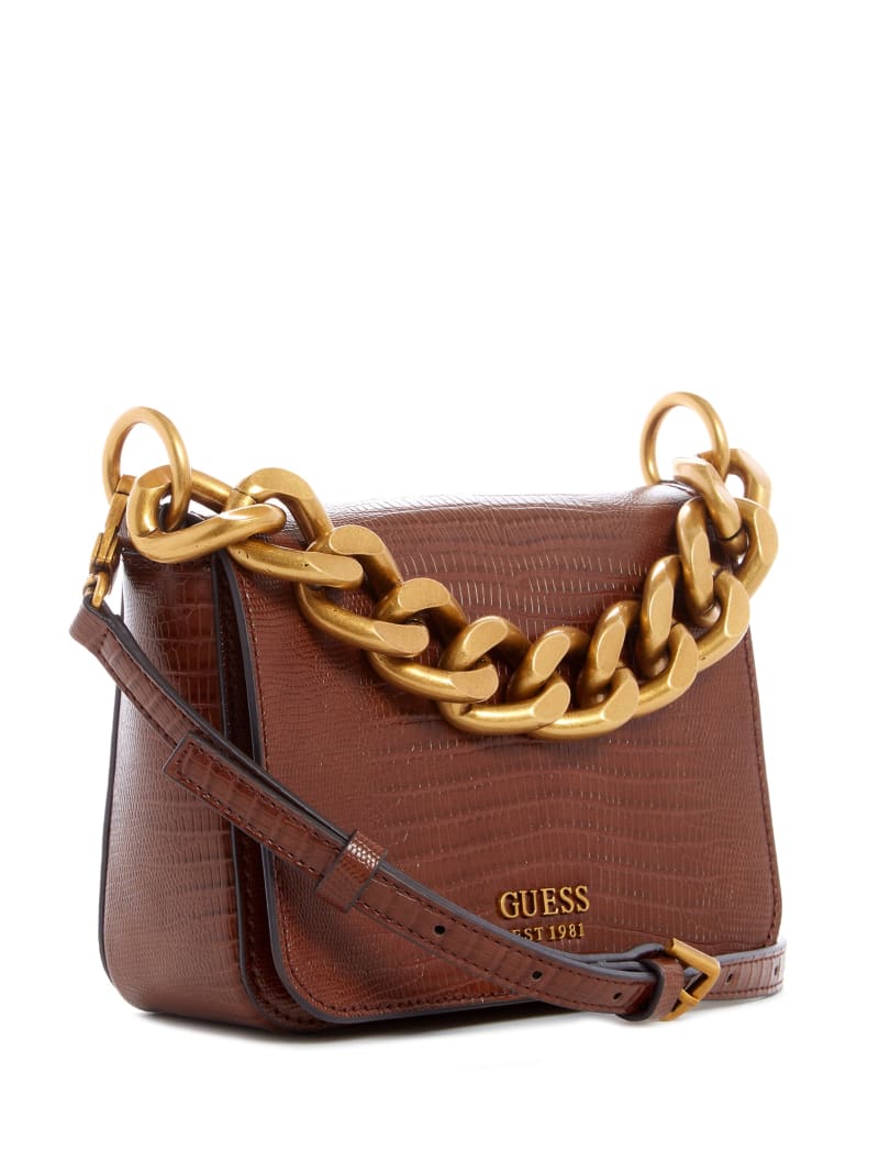 Brown Women's Guess Tullia Crossbody Bags | 9038416-LU