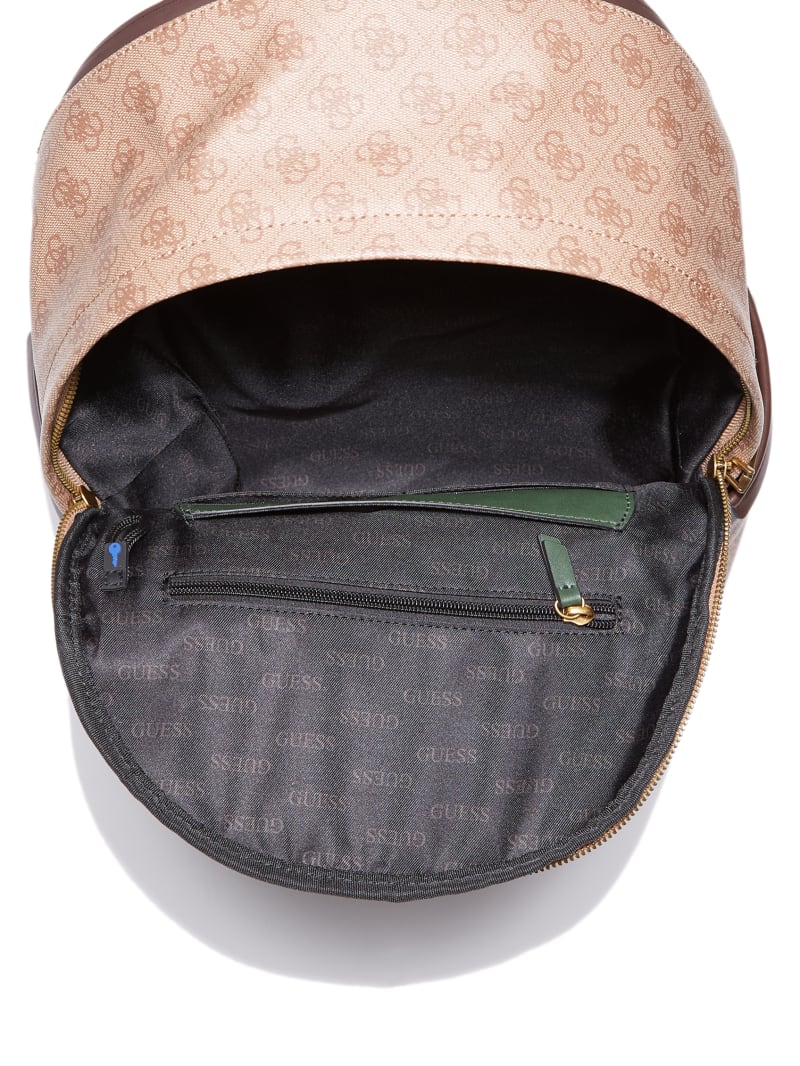 Brown Women's Guess Vezzola Backpacks | 0346812-LH