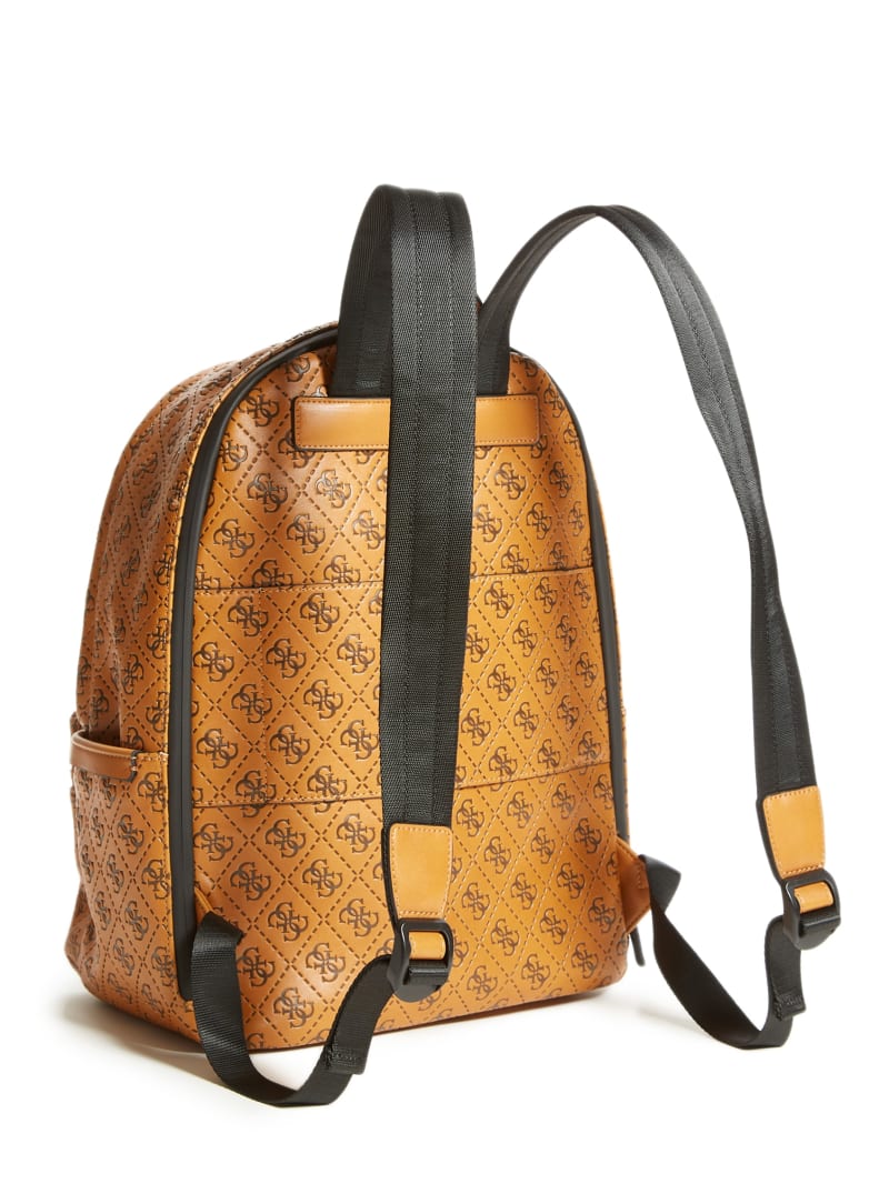 Brown Women's Guess Vezzola Logo Compact Backpacks | 7451890-VM