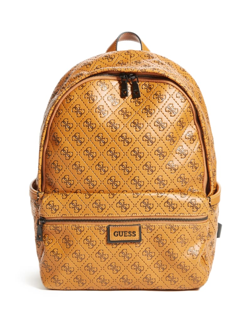 Brown Women\'s Guess Vezzola Logo Compact Backpacks | 7451890-VM