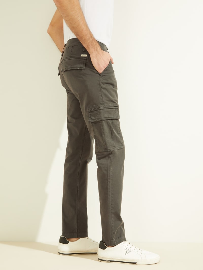 Dark Grey Men's Guess Lonta Classic Cargos Pants | 3869102-UJ