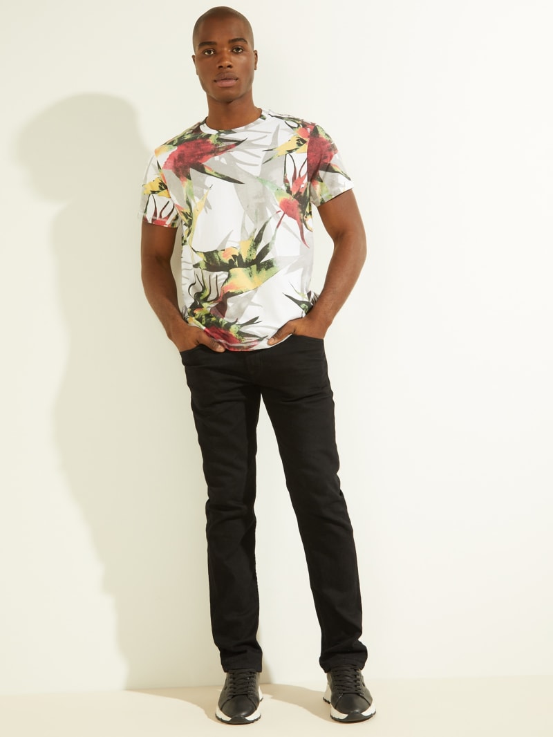 Flower Men's Guess Eco Strely Tee T Shirts | 3649527-FK