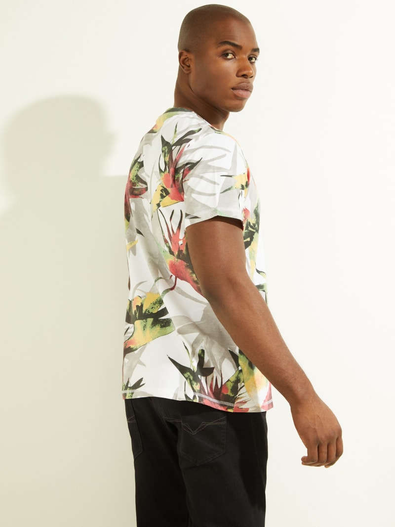 Flower Men's Guess Eco Strely Tee T Shirts | 3649527-FK