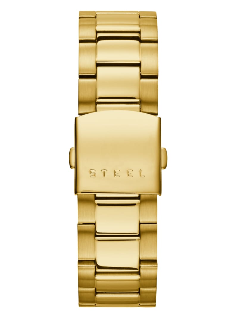 Gold Men's Guess Gold-Tone Classic Watches | 5387640-XH