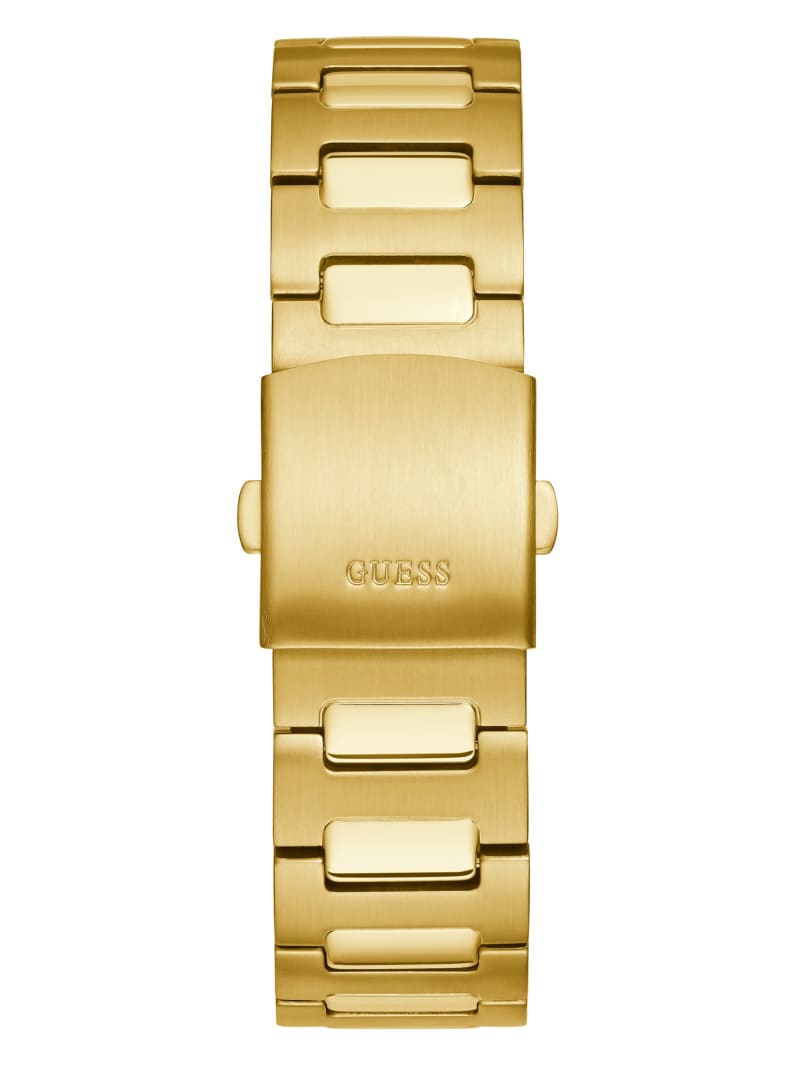 Gold Men's Guess Gold-Tone Multifunction Watches | 5467931-OH