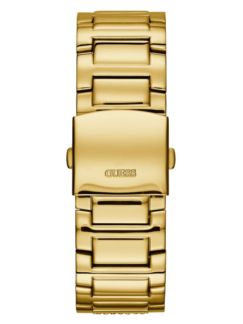 Gold Men's Guess Gold-Tone Multifunction Watches | 6075128-KY