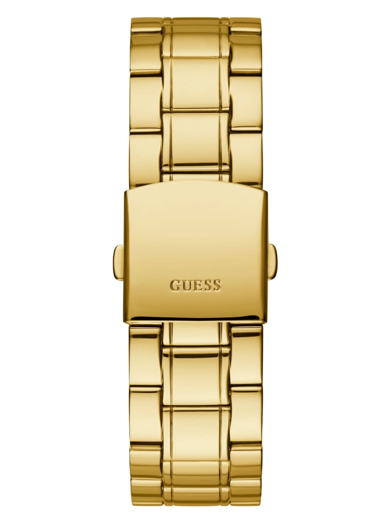 Gold Men's Guess Gold-Tone and Diamond Analog Watches | 8032769-FL