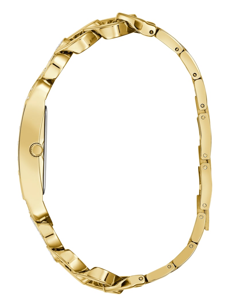 Gold Women's Guess Gold-Tone Analog Watches | 2954763-NE