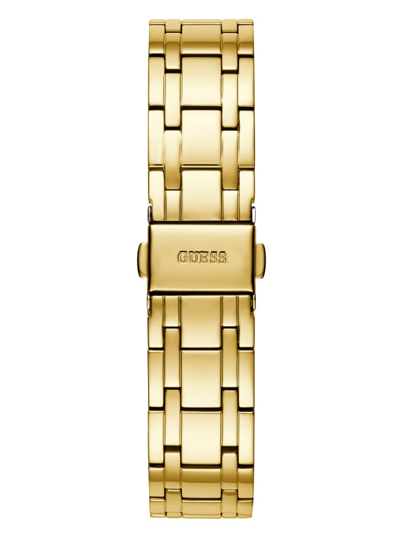 Gold Women's Guess Gold-Tone Champagne Analog Watches | 4321079-XW