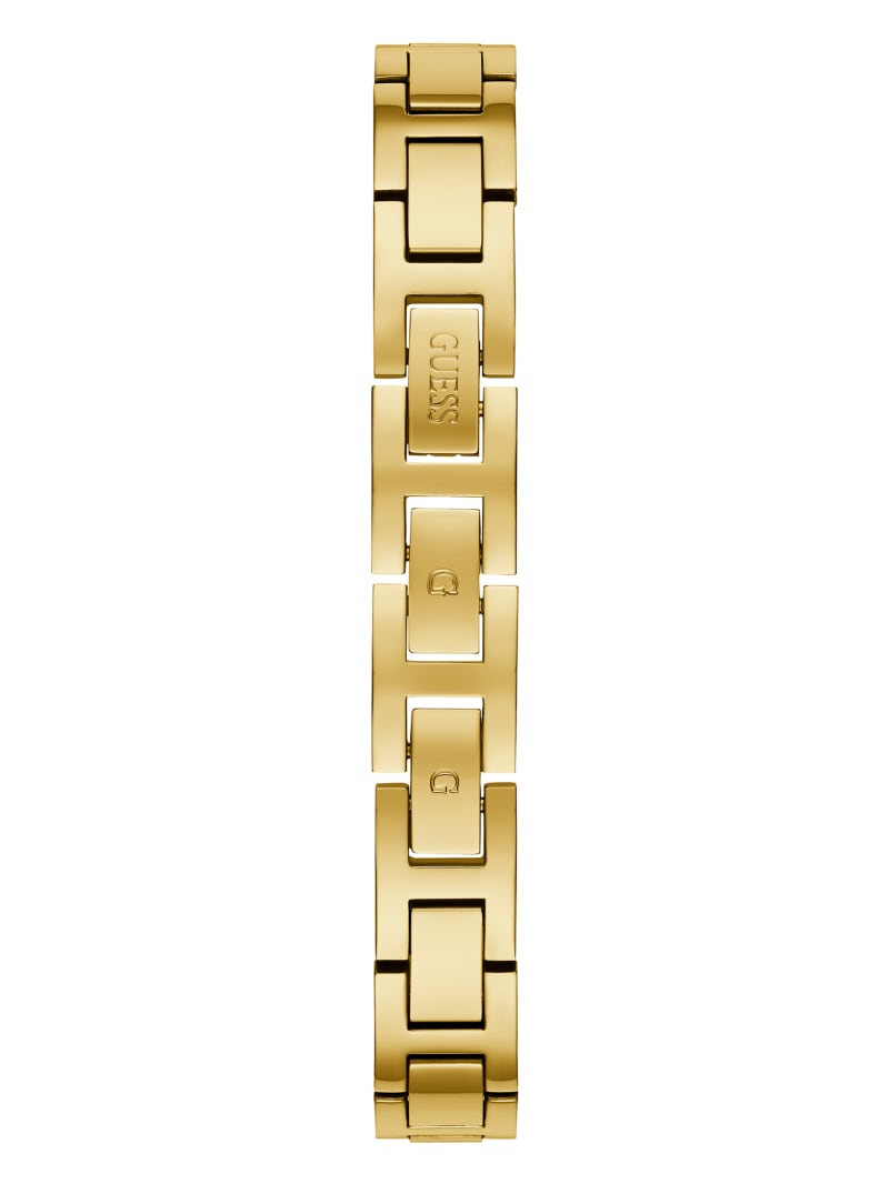 Gold Women's Guess Gold-Tone Crystal Analog Watches | 2631708-UA