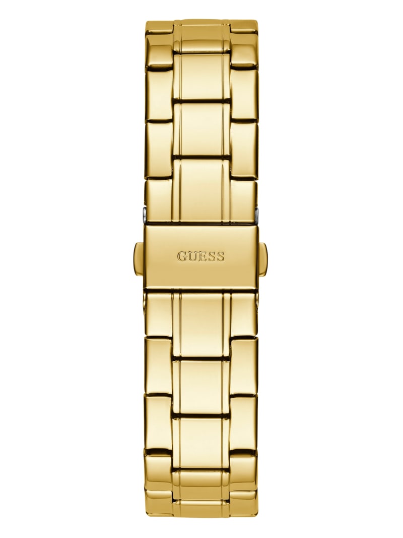 Gold Women's Guess Gold-Tone Crystal Analog Watches | 9768413-TU