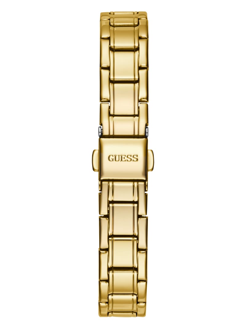 Gold Women's Guess Gold-Tone Diamond Analog Watches | 2650193-SO